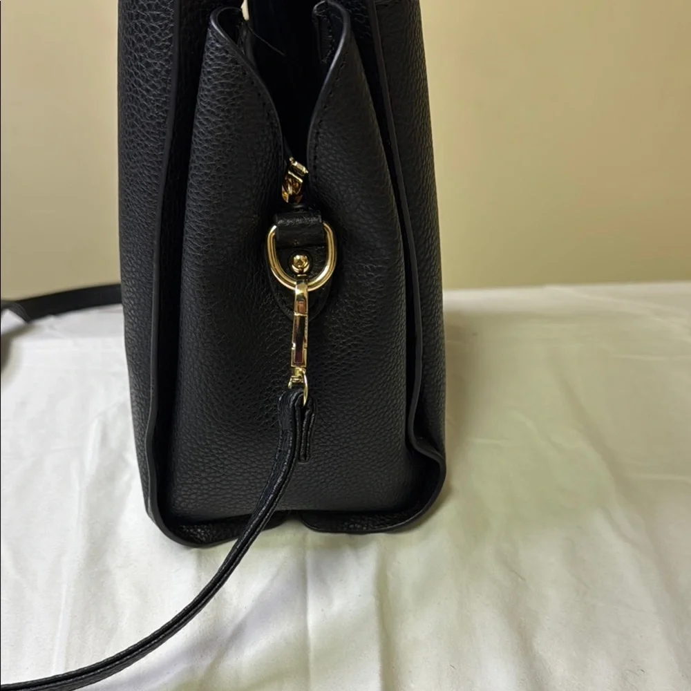 Kate Spade Black Pebbled Leather Shoulder‎ Bag (Missing “York”)